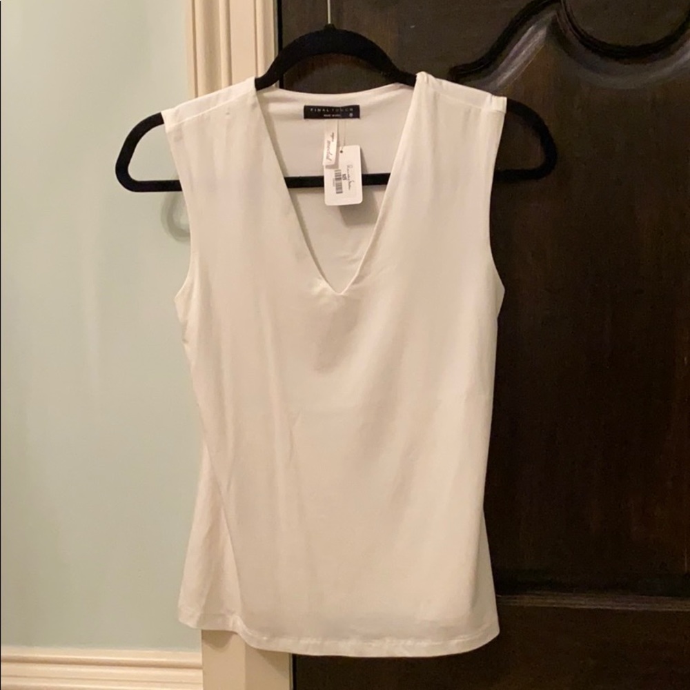 White tank top